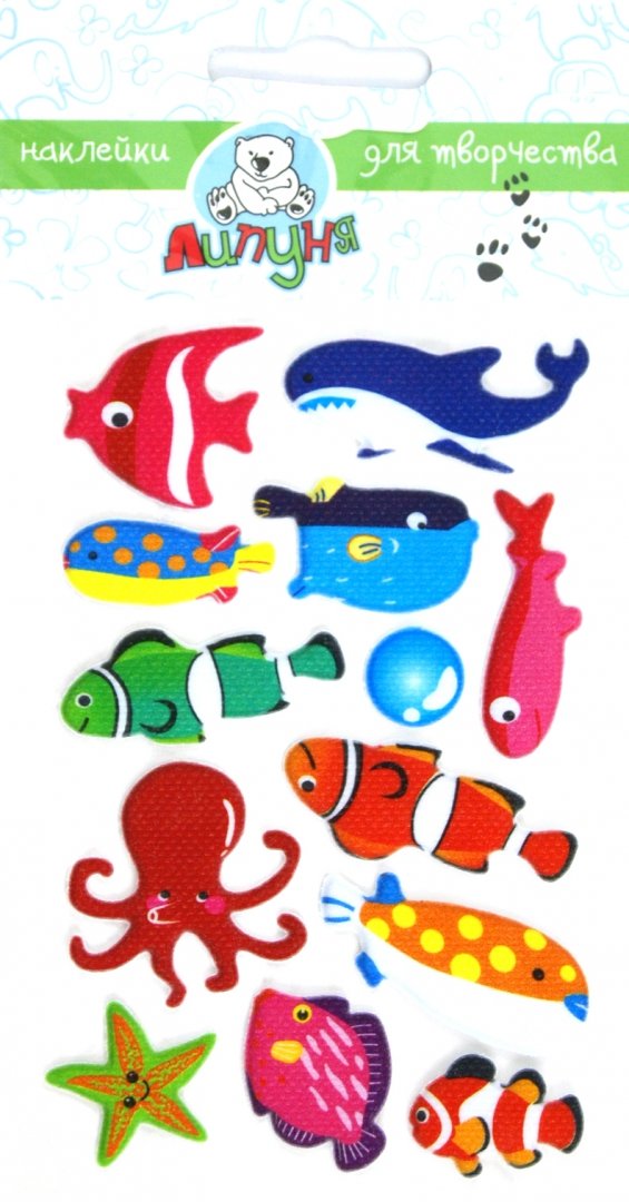 Иллюстрация 1 из 3 для Наклейки детские "Море" (ZF003) | Лабиринт - игрушки. Источник: Лабиринт