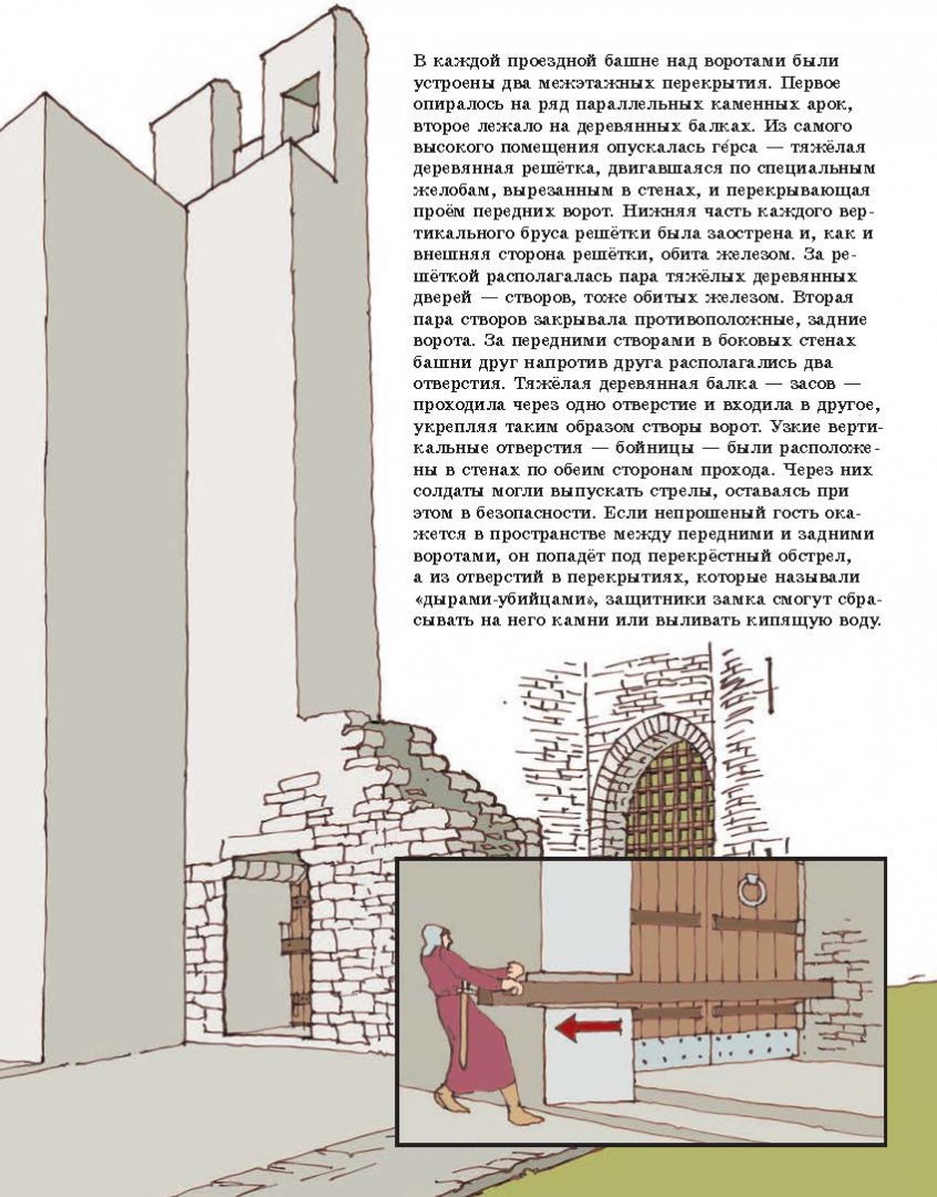 Иллюстрация 30 из 52 для Замок - Дэвид Маколи | Лабиринт - книги. Источник: Лабиринт