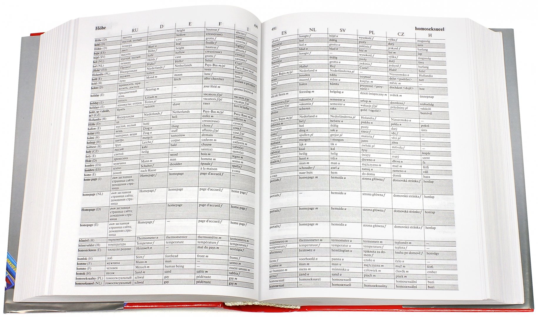 Иллюстрация 1 из 5 для Большой словарь на 11 языках | Лабиринт - книги. Источник: Лабиринт