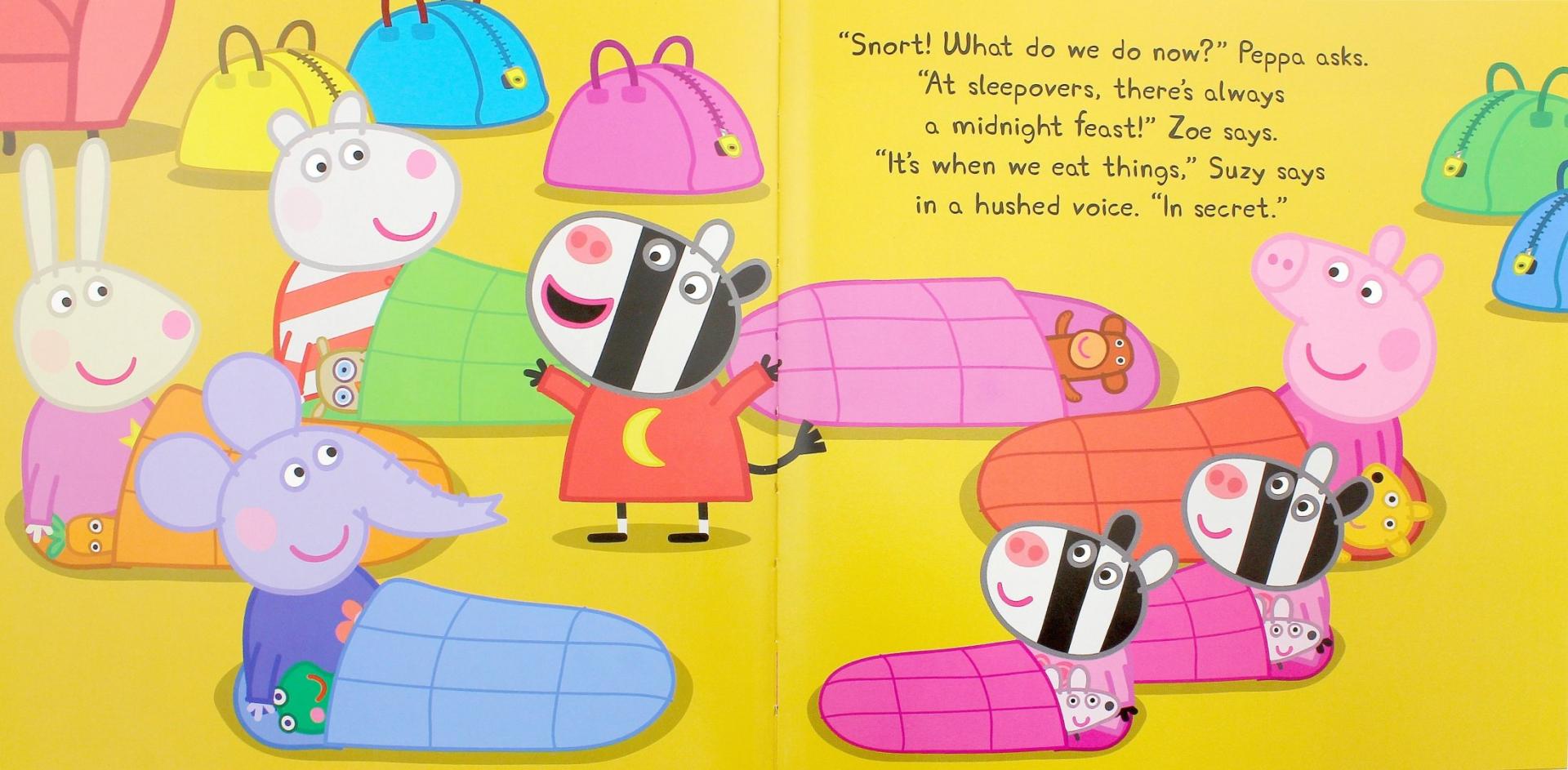 Иллюстрация 1 из 5 для Peppa Pig. Peppa's First Sleepover | Лабиринт - книги. Источник: Лабиринт