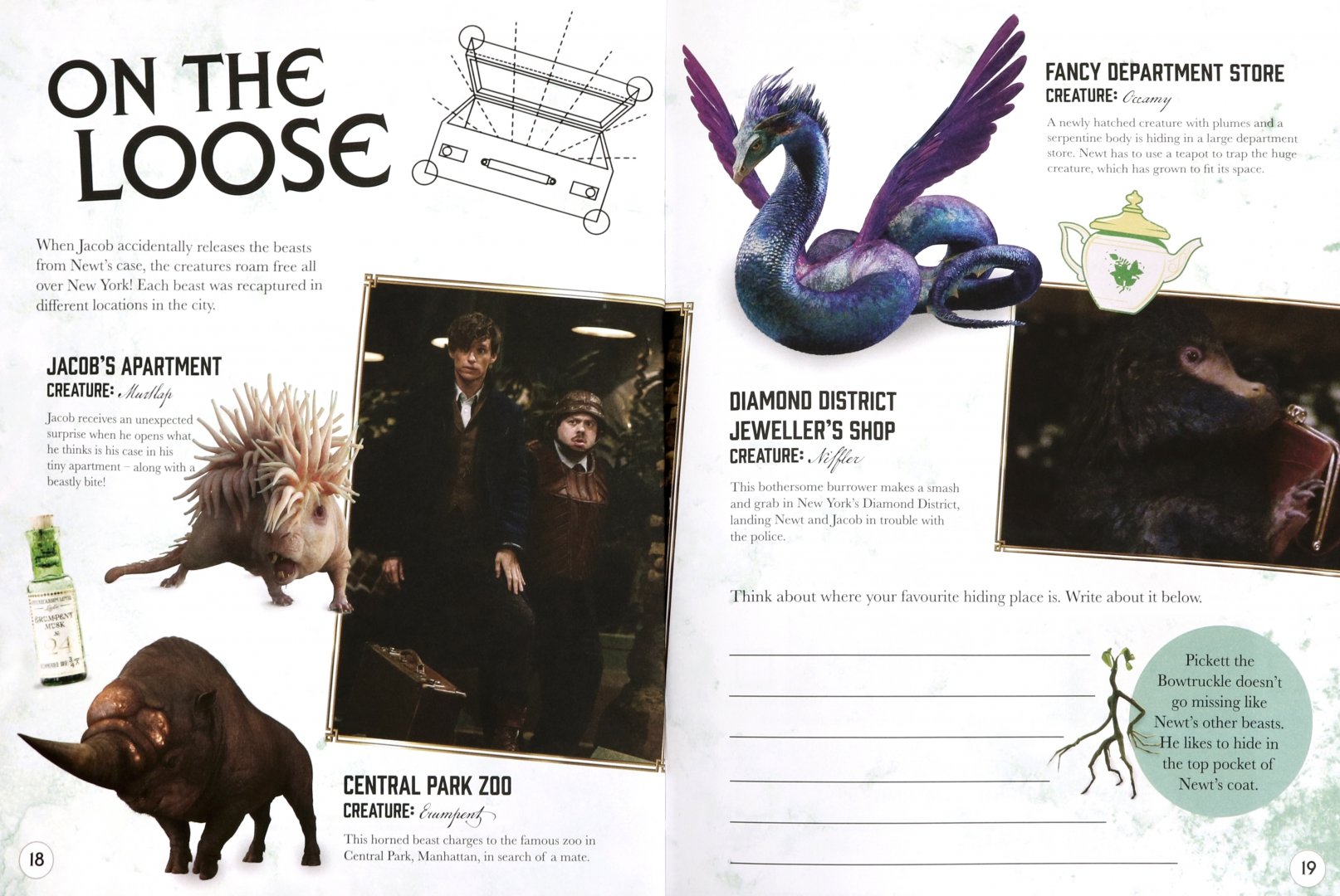 Иллюстрация 1 из 11 для Fantastic Beasts: A Cinematic Yearbook | Лабиринт - книги. Источник: Лабиринт