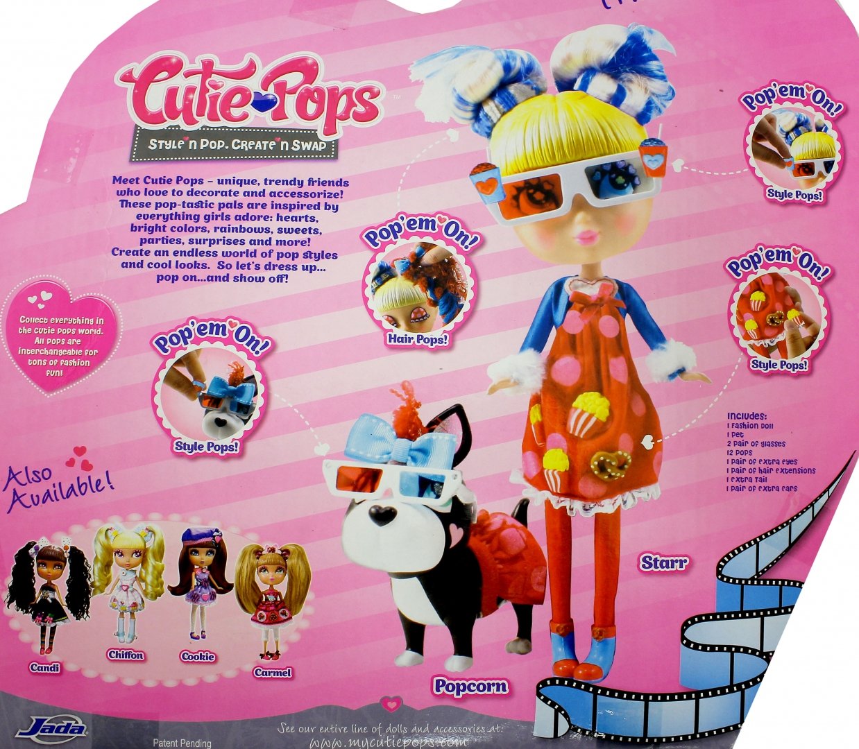 Иллюстрация 1 из 2 для Набор Кьюти Попс-Делюкс. Кукла Стар с собачкой и аксессуарами (84106) | Лабиринт - игрушки. Источник: Лабиринт
