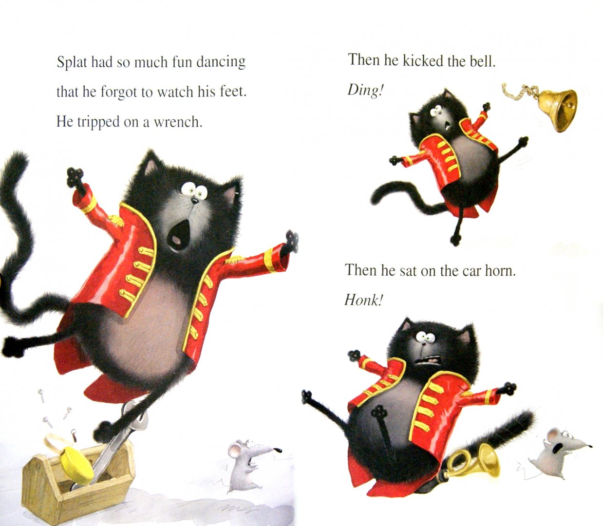 Иллюстрация 1 из 12 для Splat the Cat with a Bang and a Clang. Level 1 - Lin Hsu | Лабиринт - книги. Источник: Лабиринт