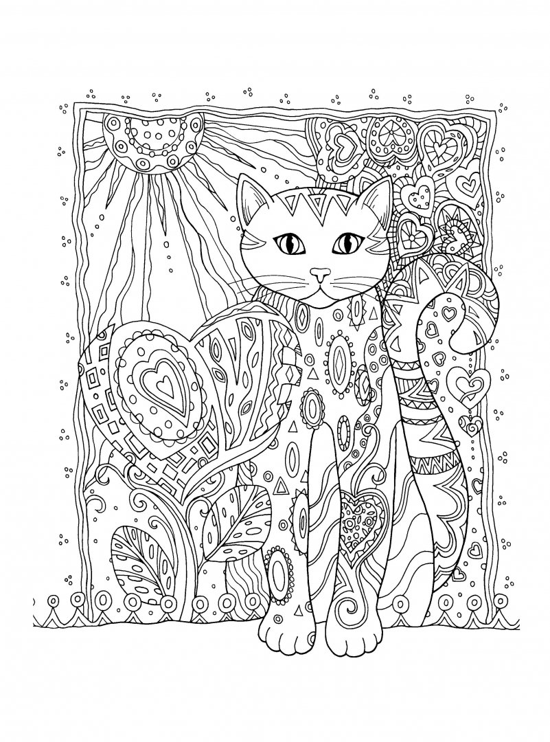 Иллюстрация 2 из 5 для Котики. Раскраски, поднимающие настроение | Лабиринт - книги. Источник: Лабиринт