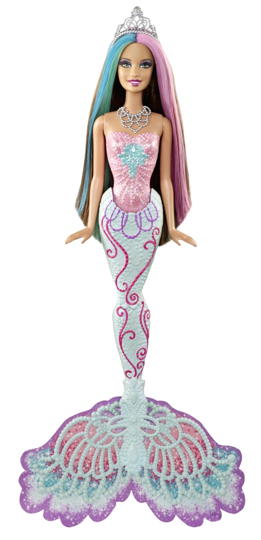 Иллюстрация 2 из 2 для Кукла "Барби русалочка", меняющая цвет (9177X) | Лабиринт - игрушки. Источник: Лабиринт