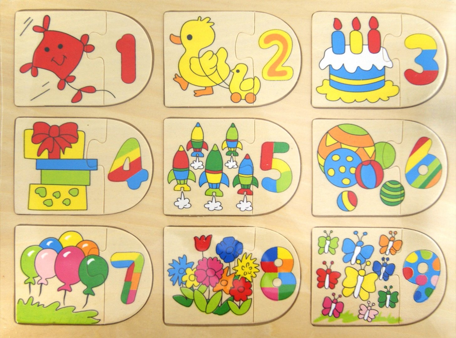 Иллюстрация 1 из 7 для Числовой пазл "Сколько цветов?" (4679) | Лабиринт - игрушки. Источник: Лабиринт