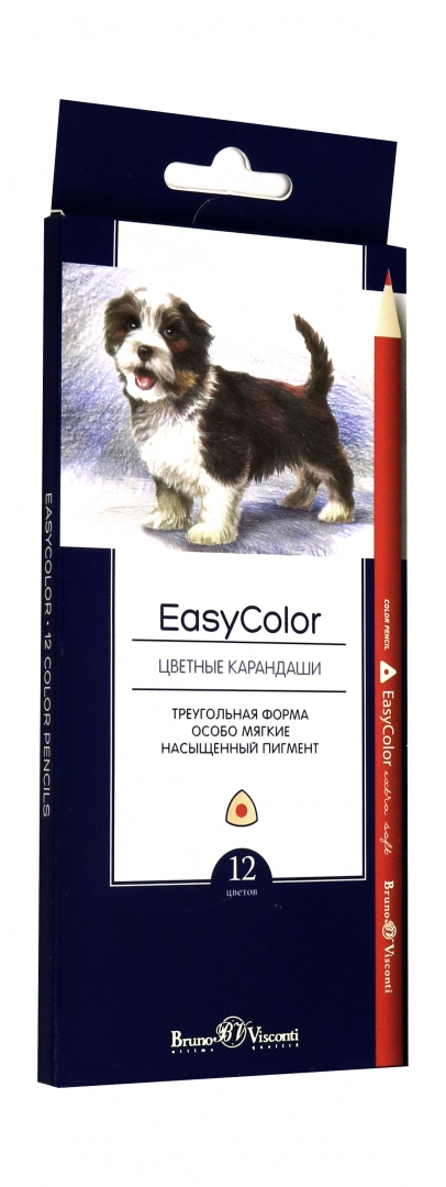 Иллюстрация 1 из 25 для Карандаши цветные "Easycolor" (12 цветов, трехгранные) (30-0028) | Лабиринт - канцтовы. Источник: Лабиринт