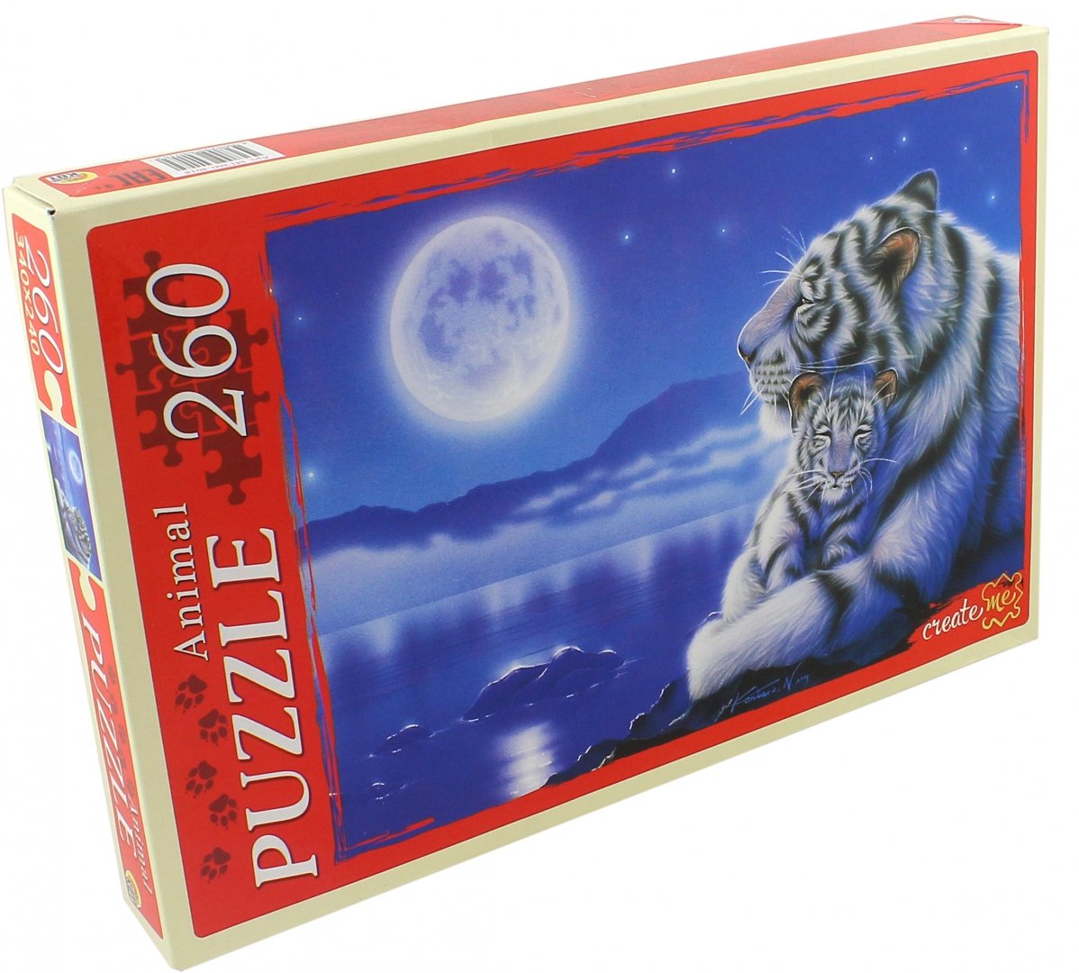 Иллюстрация 1 из 8 для Puzzle-260 "Тигры в лунном свете" (МГ260-4018) | Лабиринт - игрушки. Источник: Лабиринт
