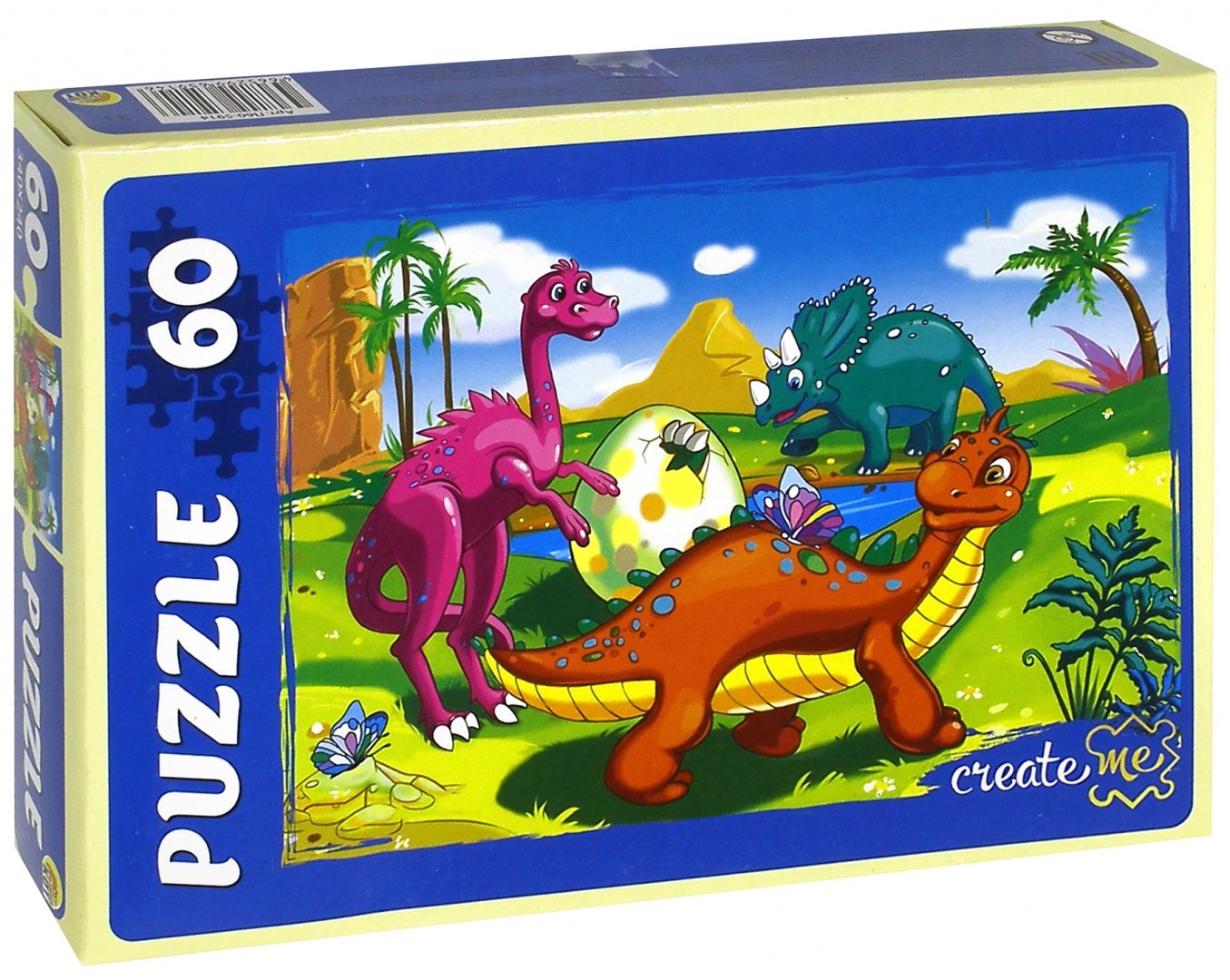 Иллюстрация 1 из 4 для Puzzle-60 "Динозавры" (П60-5914) | Лабиринт - игрушки. Источник: Лабиринт