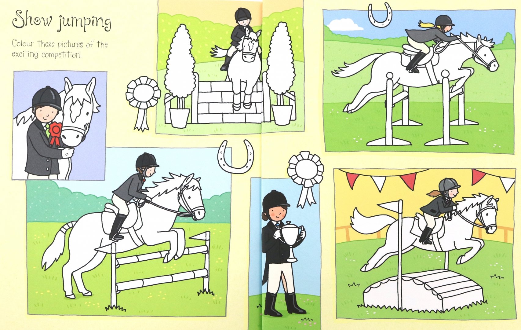 Иллюстрация 1 из 11 для First Colouring Book. Horses and Ponies | Лабиринт - книги. Источник: Лабиринт