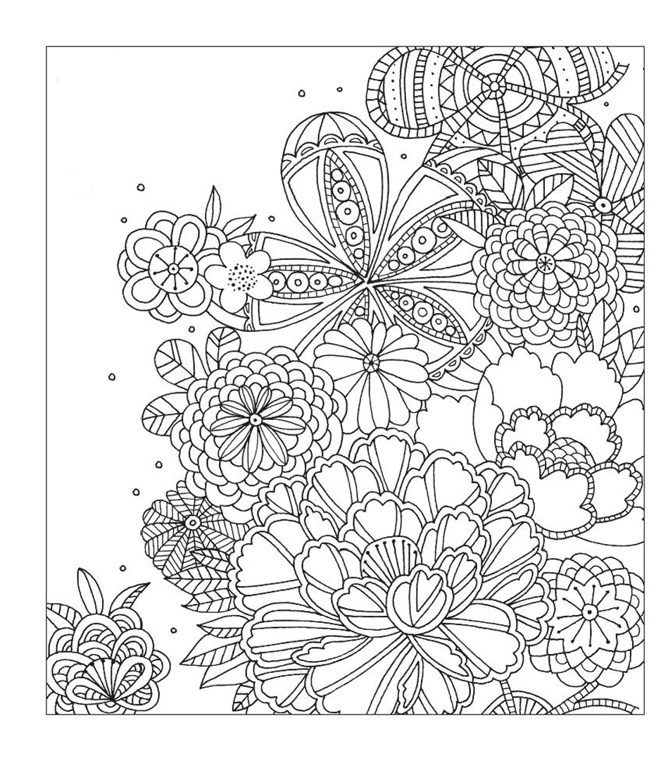 Иллюстрация 4 из 34 для Я люблю раскрашивать цветы | Лабиринт - книги. Источник: Лабиринт