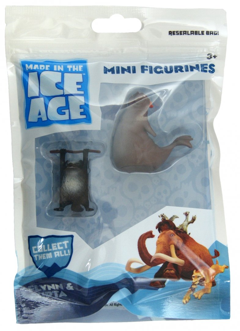 Иллюстрация 1 из 4 для Мини-фигурки "Ледниковый период-4" 5 см (237029) | Лабиринт - игрушки. Источник: Лабиринт