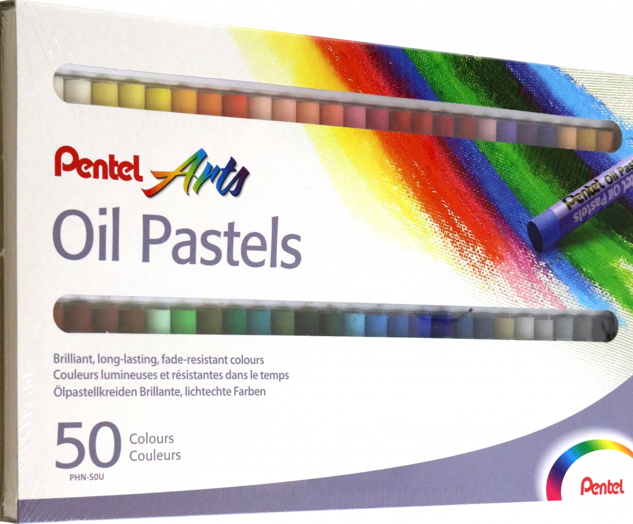 Иллюстрация 1 из 21 для Пастель масляная Pentel Arts Oil Pastels, 50 цветов | Лабиринт - канцтовы. Источник: Лабиринт