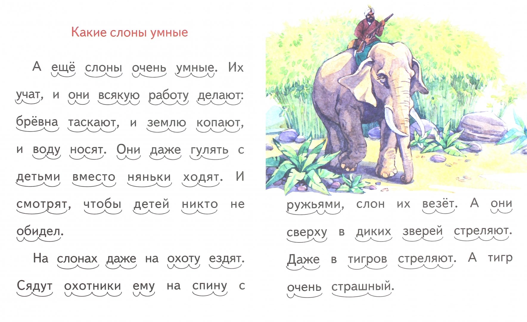 Слоник на слоги. Текст для чтения слон для дошкольников. Читаем по слогам какие слоны умные. Слон по слогам 1 класс. Слон текст для чтения для детей.