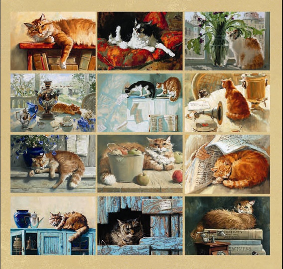 Иллюстрация 1 из 29 для Маленькие кошачьи радости. Набор открыток | Лабиринт - сувениры. Источник: Лабиринт