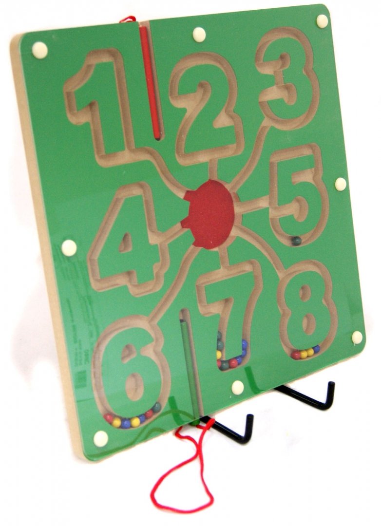 Иллюстрация 1 из 2 для Магнитный лабиринт «Цифры» (TZ 10353) | Лабиринт - игрушки. Источник: Лабиринт