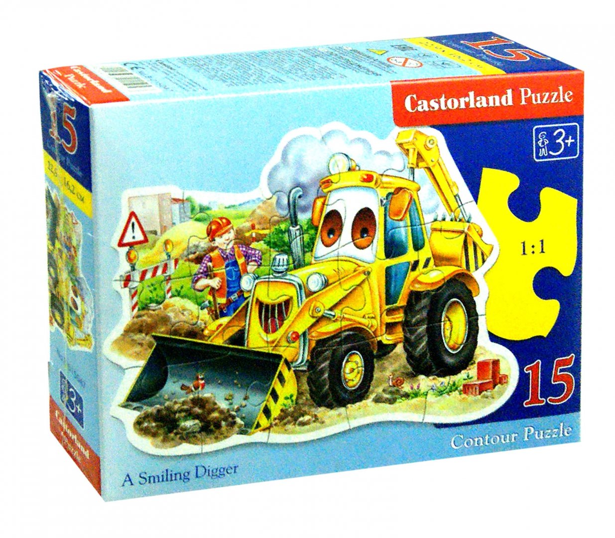 Иллюстрация 1 из 10 для Puzzle-15. Трактор  (B-015047) | Лабиринт - игрушки. Источник: Лабиринт