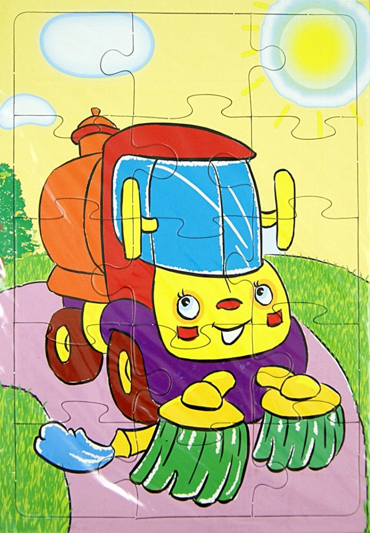 Иллюстрация 1 из 3 для Пазл-15 "Уборочная машина" (П-1508) | Лабиринт - игрушки. Источник: Лабиринт